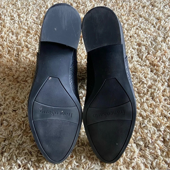 Franco Sarto croc embossed heeled booties - Picture 9 of 9